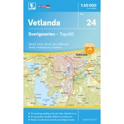 24 Vetlanda Sverigeserien 1:50 000